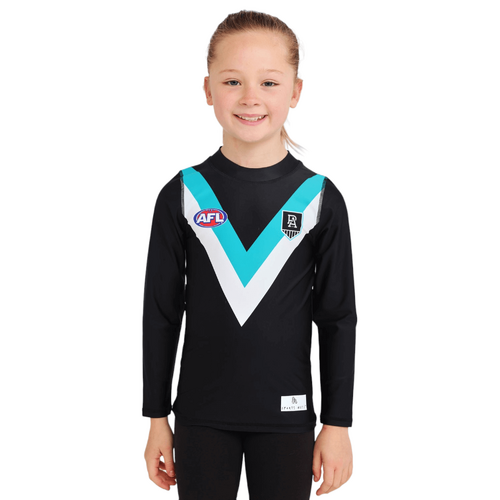 Port Adelaide Power Kids Rash Top
