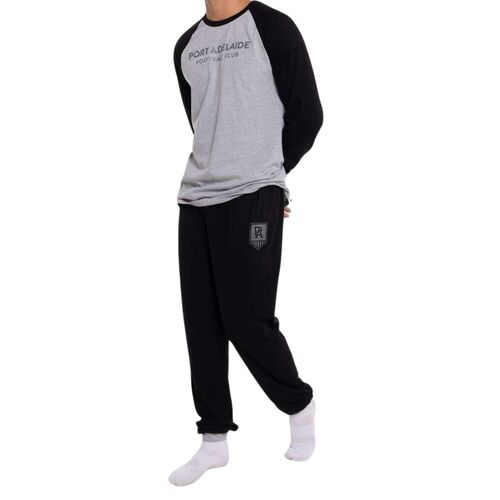 Port Adelaide Power Youths Raglan Cuffed PJ Set