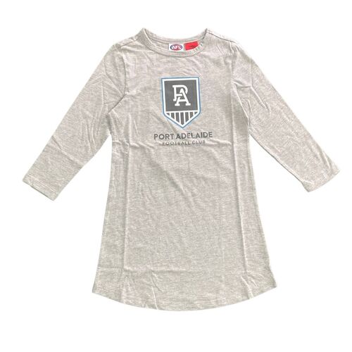 Port Adelaide Power Girls Long Sleeve Night Dress