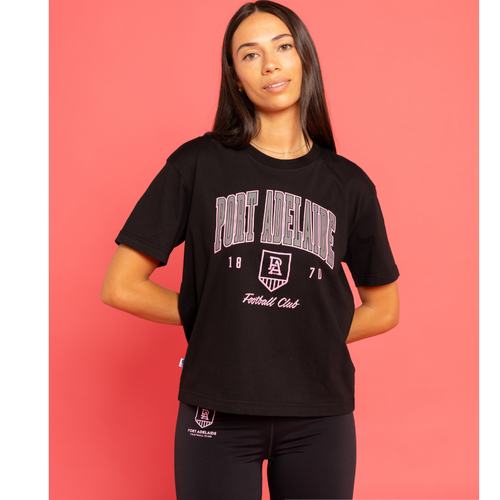 Port Adelaide Power Womens Printed Pop Tee