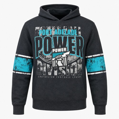 Port Adelaide Power Youths Pullover Hood