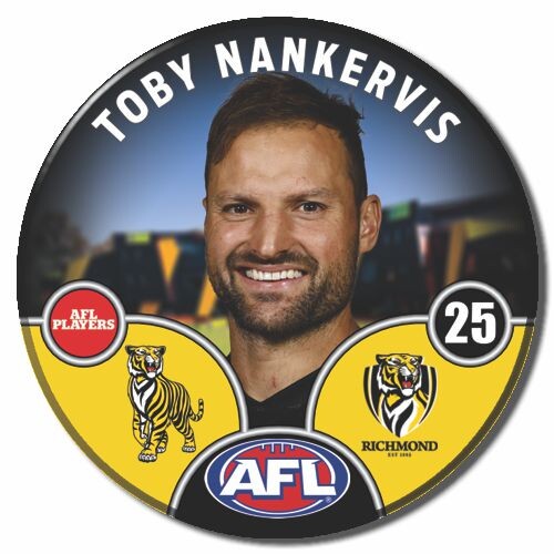 Richmond Tigers 2025 Player Pin Badge - NANKERVIS