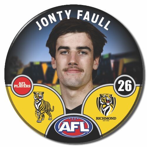 Richmond Tigers 2025 Player Pin Badge - FAULL