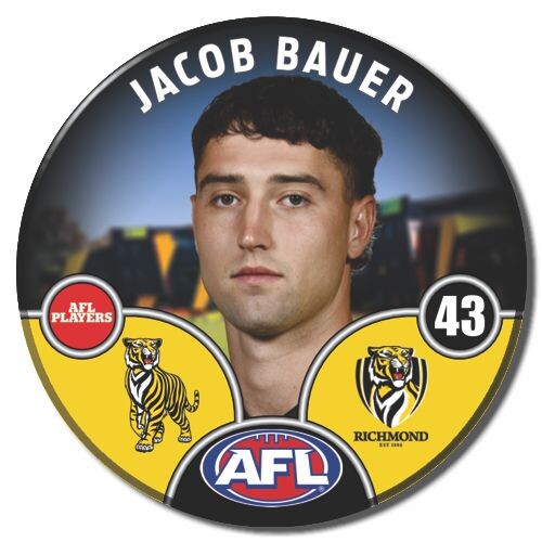 Richmond Tigers 2025 Player Pin Badge - BAUER