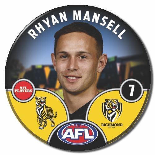 Richmond Tigers 2025 Player Pin Badge - MANSELL