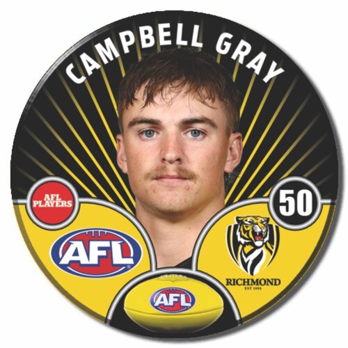 Richmond Tigers 2026 Player Pin Badge - GRAY