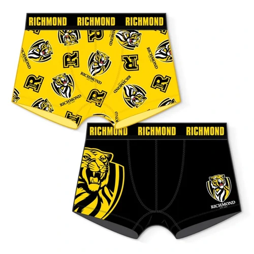 Richmond Tigers 2 Pack Mens Trunks