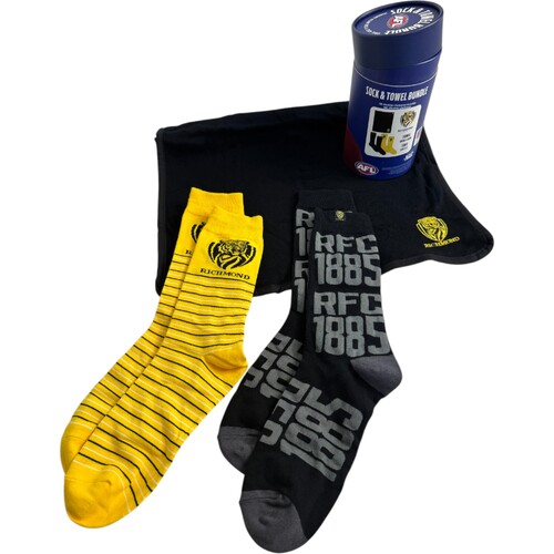 Richmond Tigers Sock & Towel Bundle