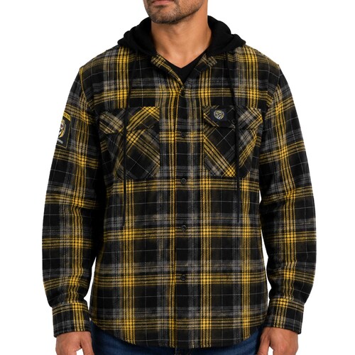 Richmond Tigers Highland Hooded Flannel Shirt 