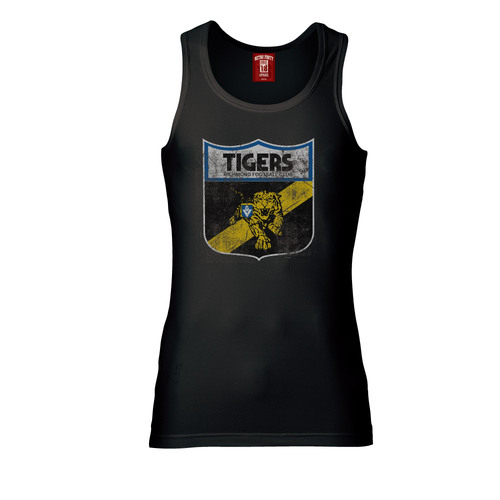 Richmond Tigers Mens Retro Logo Singlet
