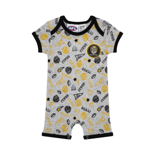 Richmond Tigers Babies Short Bodysuit