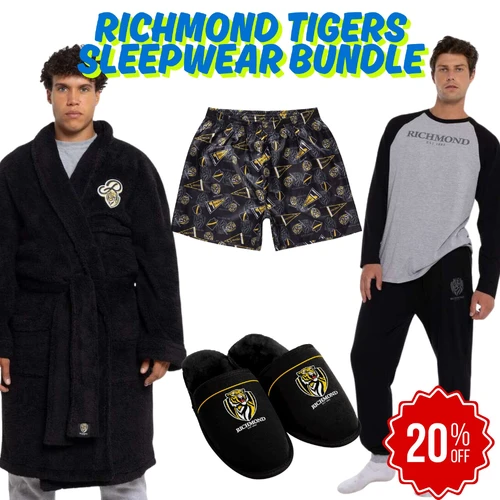 Richmond Tigers Mens Sleepwear Value Bundle