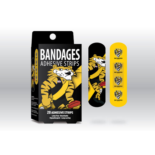 Richmond Tigers Mascot Adhesive Bandages