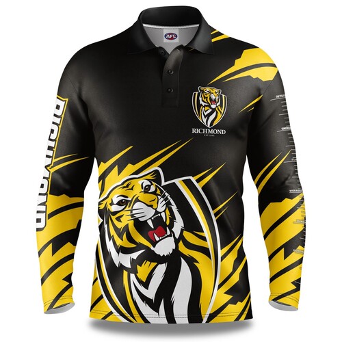 Richmond Tigers Ignition Adults Fishing Shirt