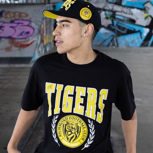 Richmond Tigers Mens Arch Graphic Tee Black