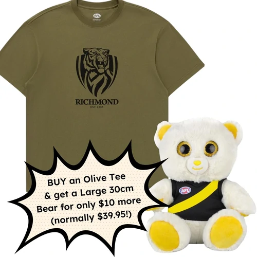 Richmond Tigers Olive Tee Discount Deal