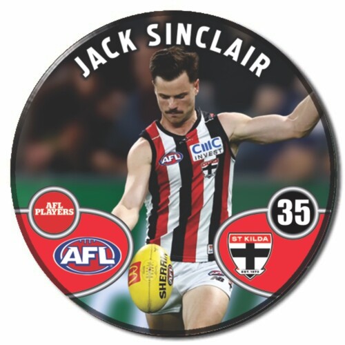 St Kilda Saints 2026 Player Action Badge - SINCLAIR