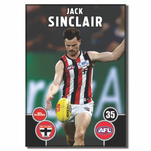 St Kilda Saints 2026 Player Action Magnet - SINCLAIR