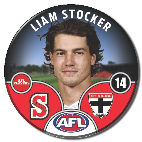 St Kilda Saints 2025 Player Pin Badge - STOCKER