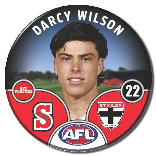 St Kilda Saints 2025 Player Pin Badge - WILSON