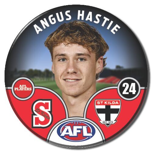 St Kilda Saints 2025 Player Pin Badge - HASTIE
