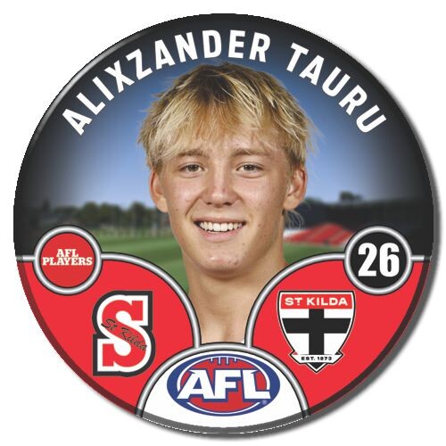St Kilda Saints 2025 Player Pin Badge - TAURU