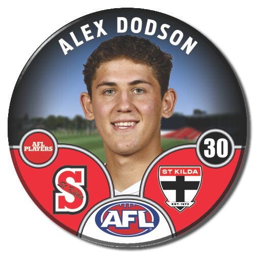 St Kilda Saints 2025 Player Pin Badge - DODSON