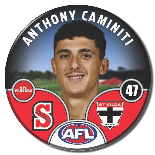 St Kilda Saints 2025 Player Pin Badge - CAMINITI