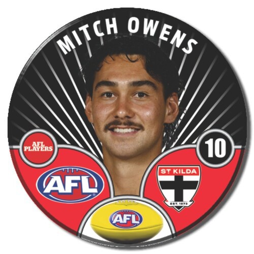 St Kilda Saints 2026 Player Pin Badge - OWENS