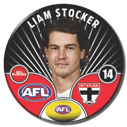 St Kilda Saints 2026 Player Pin Badge - STOCKER