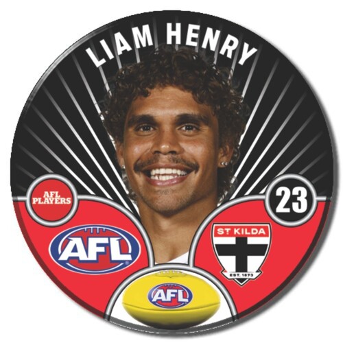 St Kilda Saints 2026 Player Pin Badge - HENRY