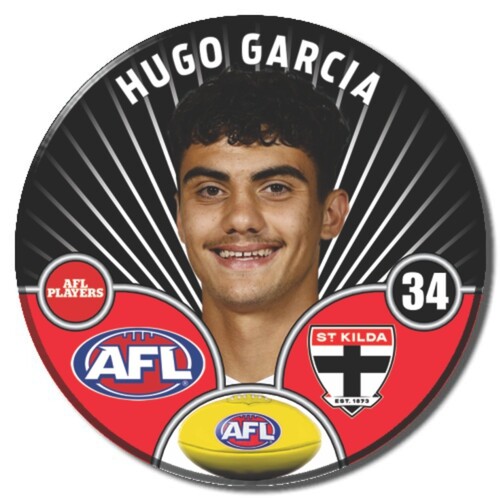 St Kilda Saints 2026 Player Pin Badge - GARCIA
