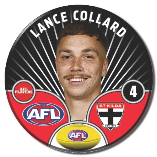 St Kilda Saints 2026 Player Pin Badge - COLLARD