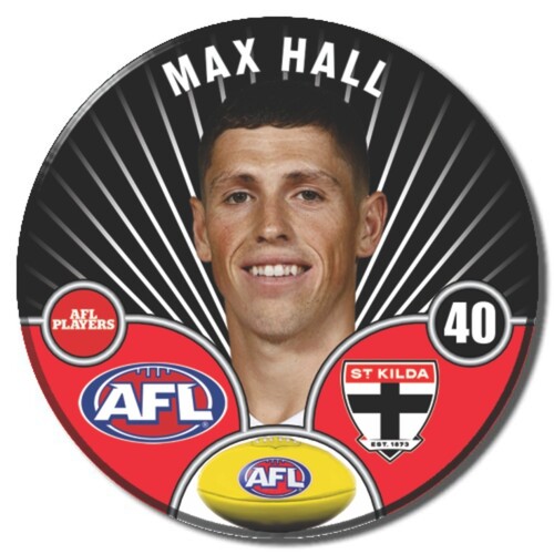 St Kilda Saints 2026 Player Pin Badge - HALL
