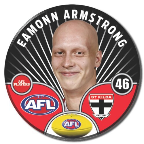St Kilda Saints 2026 Player Pin Badge - ARMSTRONG