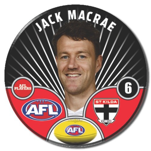 St Kilda Saints 2026 Player Pin Badge - MACRAE