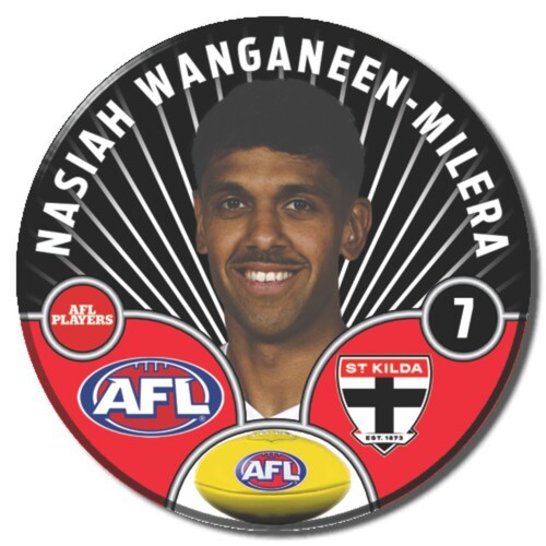 St Kilda Saints 2026 Player Pin Badge - WANGANEEN-MILERA