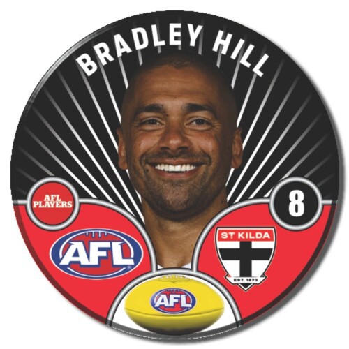 St Kilda Saints 2026 Player Pin Badge - HILL
