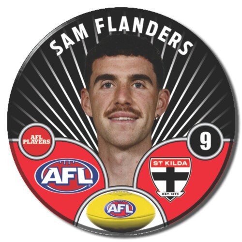 St Kilda Saints 2026 Player Pin Badge - FLANDERS