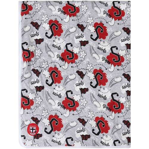 St Kilda Saints Baby Cloud Blanket