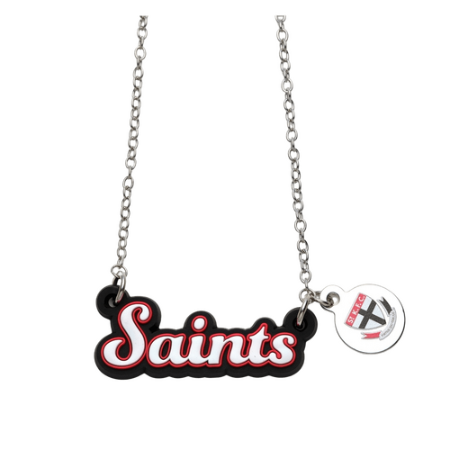 St Kilda Saints Script Necklace