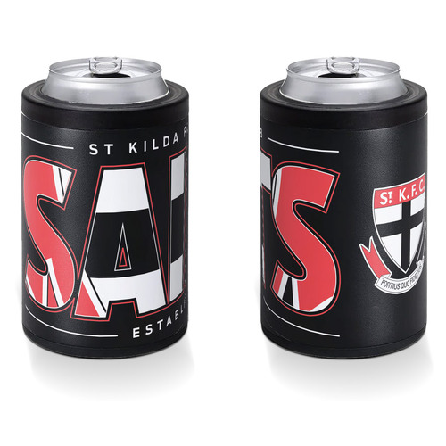 St Kilda Saints Insulated S/Steel Stubby Holder