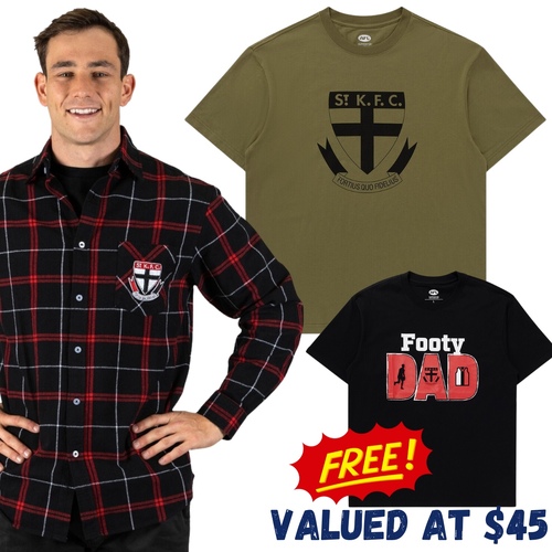 St Kilda Saints Dad Pack - FREE T-Shirt