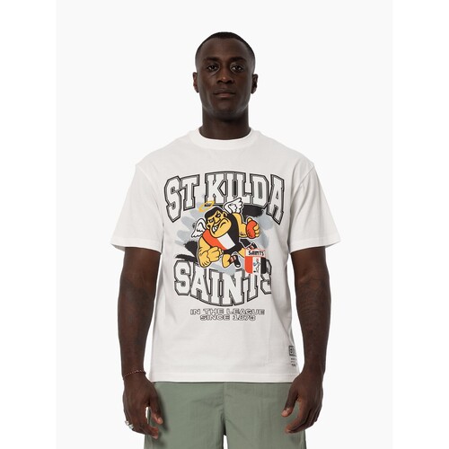 St Kilda Saints Mitchell & Ness Advantage Character Tee