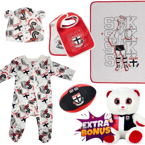 St Kilda Saints New Baby AFL Gift Pack