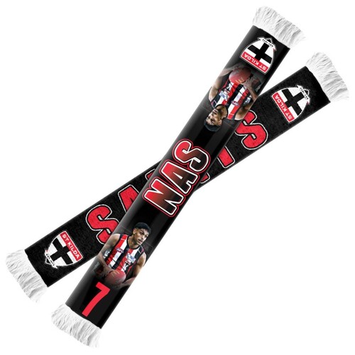 St Kilda Saints Nasiah Wanganeen-Milera Player Scarf