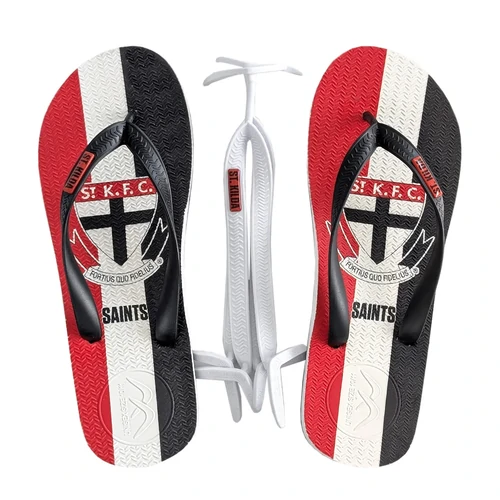 St Kilda Saints Boomerangz Thongs w/extra Straps