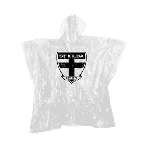 St Kilda Saints Plastic Poncho