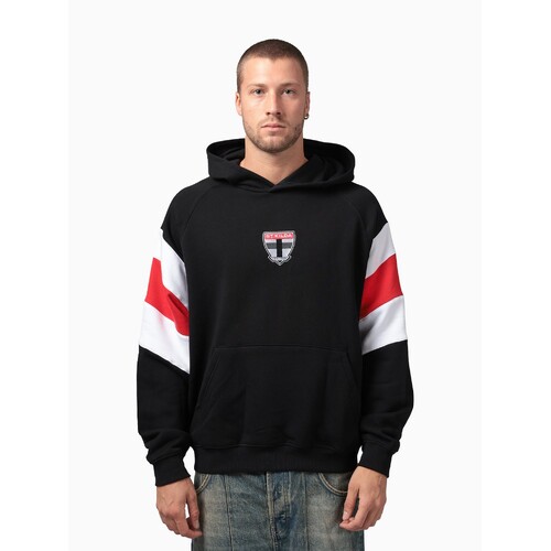 St Kilda Saints Unisex Box Fit Fleece Hood 