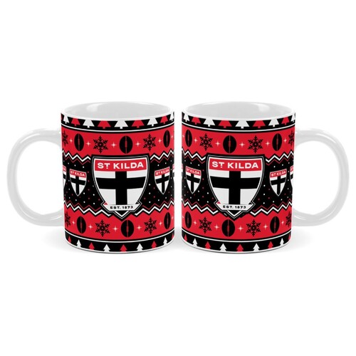 St Kilda Saints Christmas Coffee Mug